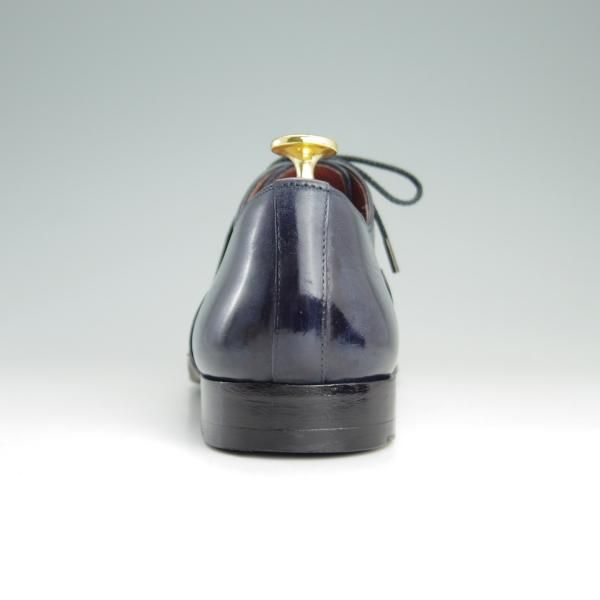 美品★(スペイン製)マグナーニ SIZE 38【現行定価7万円程度★オパンケ/ボロネーゼ製法】13527/ストレートチップ/紺/MAGNANNI★e881