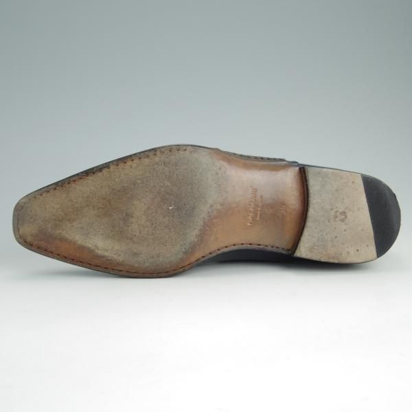 美品★(スペイン製)マグナーニ SIZE 38【現行定価7万円程度★オパンケ/ボロネーゼ製法】13527/ストレートチップ/紺/MAGNANNI★e881