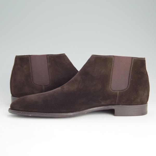 ほぼ未使用★ジョンロブ製 SIZE 42.5/UK7.5程度【貴重★エルメス別注/HERMES】JUSTIN/H103/サイドゴアブーツ/スエード/JOHN LOBB★e882