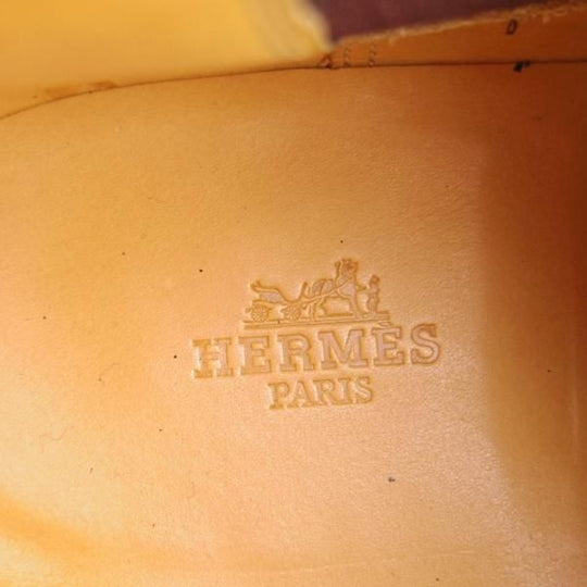 ほぼ未使用★ジョンロブ製 SIZE 42.5/UK7.5程度【貴重★エルメス別注/HERMES】JUSTIN/H103/サイドゴアブーツ/スエード/JOHN LOBB★e882