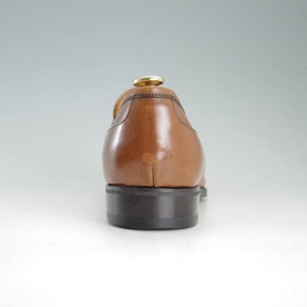 新品★(伊)FABI/ファビ SIZE 7【定価8万円程度★伊勢丹メンズ取扱/ボロネーゼ製法】コインローファー/カーフ/茶/メンズ★e895