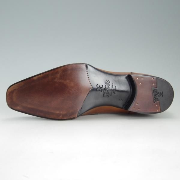 新品★(伊)FABI/ファビ SIZE 7【定価8万円程度★伊勢丹メンズ取扱/ボロネーゼ製法】コインローファー/カーフ/茶/メンズ★e895