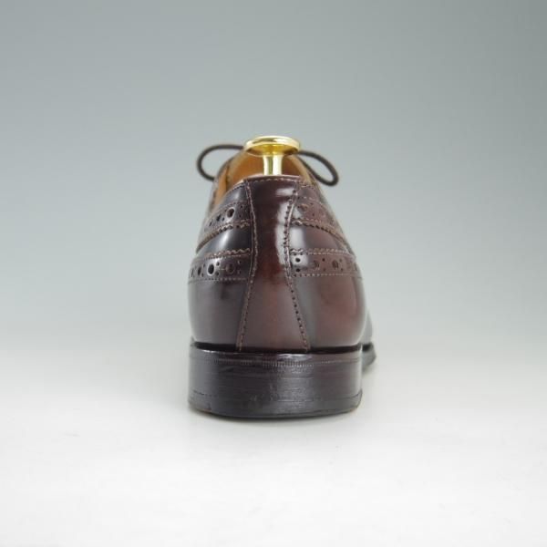 極上★(英)アルフレッド・サージェント 7.5F【貴重★(米)Jプレス/J.PRESS別注】87ラスト/ロングウイング/濃茶/Alfred Sargent★e897