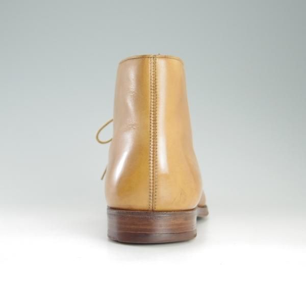 美品★クロケット&ジョーンズ 8E【★(英)ポールスミス別注/Paul Smith】チャッカブーツ/カーフ/薄茶/メンズ/Crockett&Jones★e898