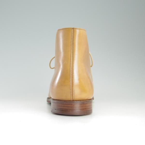 美品★クロケット&ジョーンズ 8E【★(英)ポールスミス別注/Paul Smith】チャッカブーツ/カーフ/薄茶/メンズ/Crockett&Jones★e898