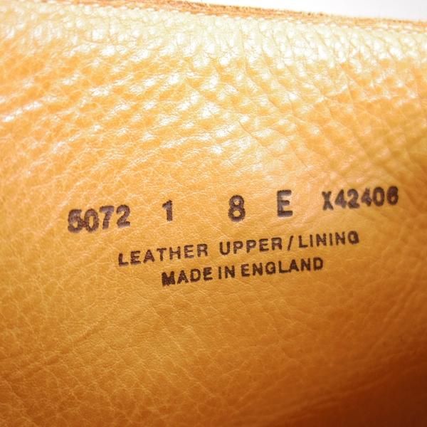 美品★クロケット&ジョーンズ 8E【★(英)ポールスミス別注/Paul Smith】チャッカブーツ/カーフ/薄茶/メンズ/Crockett&Jones★e898