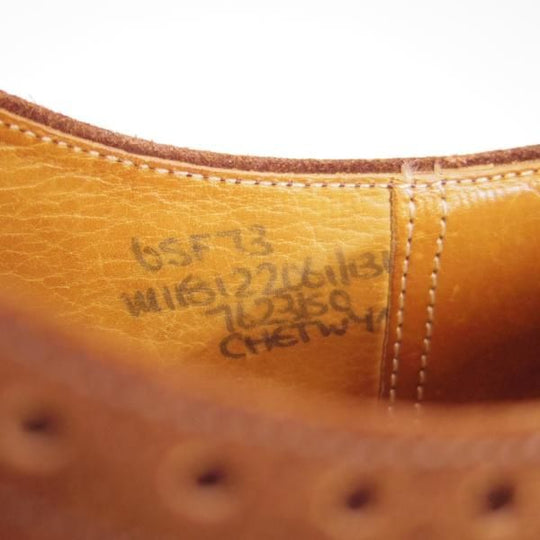 極上★チャーチ 65F/UK6.5【旧チャーチ★73ラスト/CHETWYND/チェットウィンド】3都市ロゴ/フルブローグ/スエード/茶/Church's★e899
