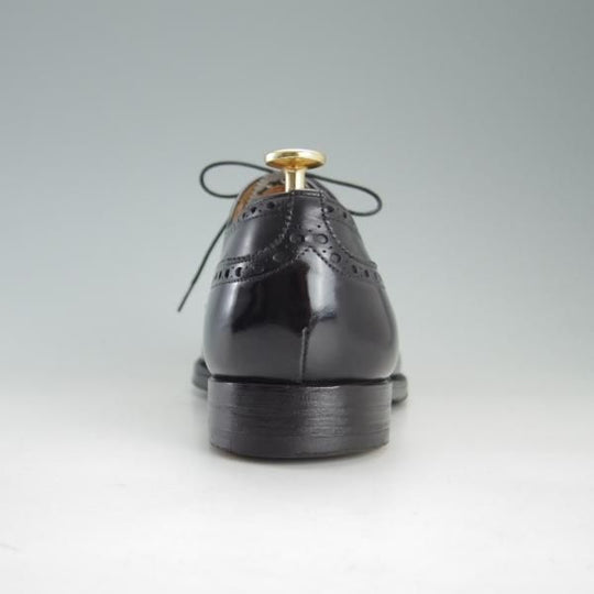 極上★チャーチ 85F/UK8.5【旧チャーチ★73ラスト/CHETWYND/チェットウィンド】3都市ロゴ/フルブローグ/カーフ/黒/メンズ/Church's★e900