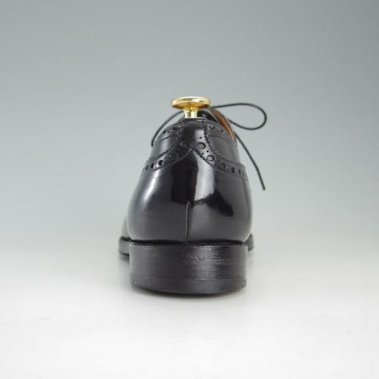 極上★チャーチ 85F/UK8.5【旧チャーチ★73ラスト/CHETWYND/チェットウィンド】3都市ロゴ/フルブローグ/カーフ/黒/メンズ/Church's★e900