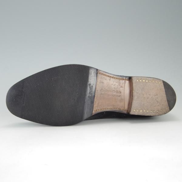 極上★チャーチ 85F/UK8.5【旧チャーチ★73ラスト/CHETWYND/チェットウィンド】3都市ロゴ/フルブローグ/カーフ/黒/メンズ/Church's★e900