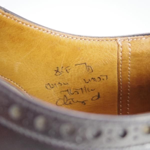 極上★チャーチ 85F/UK8.5【旧チャーチ★73ラスト/CHETWYND/チェットウィンド】3都市ロゴ/フルブローグ/カーフ/黒/メンズ/Church's★e900