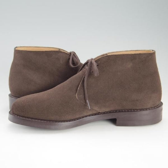 ほぼ未使用★チャーチ 60F/UK6【定価￥73,700-★ダイナイトソール仕様/RYDER 3/ライダー】チャッカブーツ/スエード/濃茶/Church's★e901