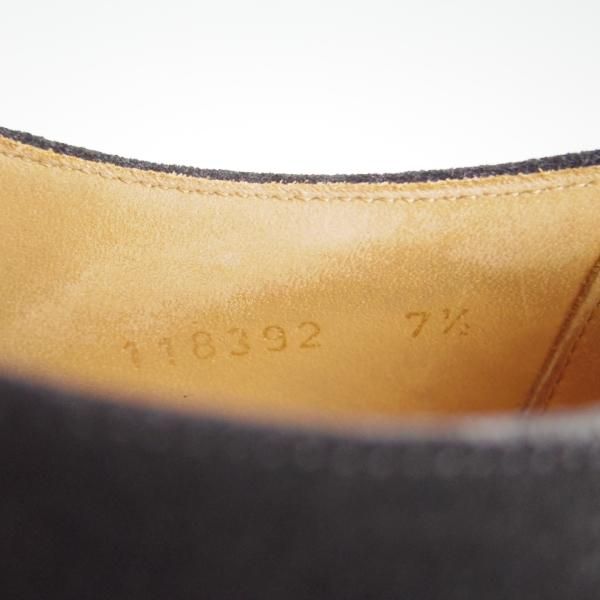 美品★(スペイン製)MEERMIN/メルミン SIZE 7.5【グッドイヤーウェルテッド製法★ダブルモンク】スエード/黒/メンズ★e904