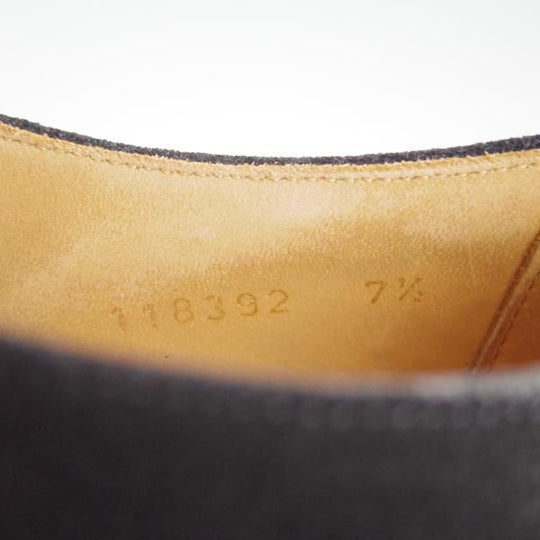 美品★(スペイン製)MEERMIN/メルミン SIZE 7.5【グッドイヤーウェルテッド製法★ダブルモンク】スエード/黒/メンズ★e904