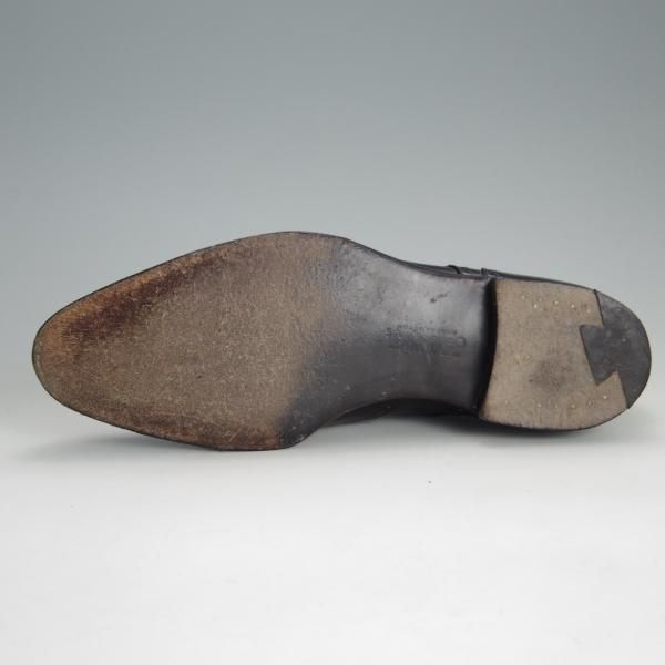 極上★クロケット&ジョーンズ 6E【ハンドグレードライン★CLEVELAND/ブラインドブローグ】カーフ/黒/メンズ/Crockett&Jones★e907