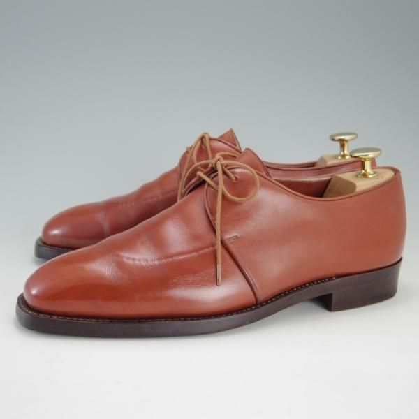 極上★(伊)シルヴァノ・ラッタンジ SIZE 6【貴重★シャドウステッチ仕様/BASSETT WALKER別注】Uチップ/カーフ/Silvano Lattanzi★e909