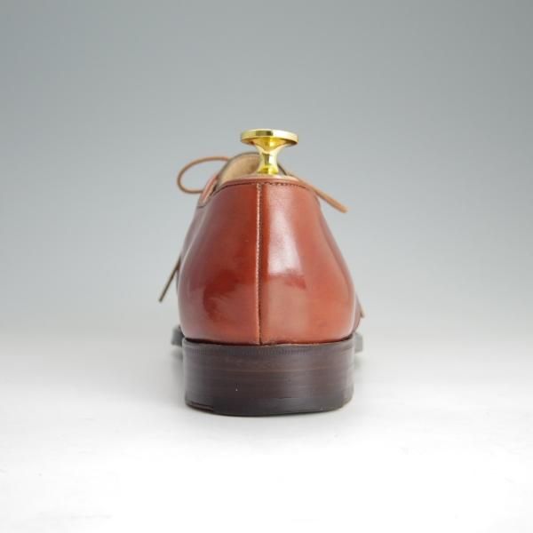 極上★(伊)シルヴァノ・ラッタンジ SIZE 6【貴重★シャドウステッチ仕様/BASSETT WALKER別注】Uチップ/カーフ/Silvano Lattanzi★e909