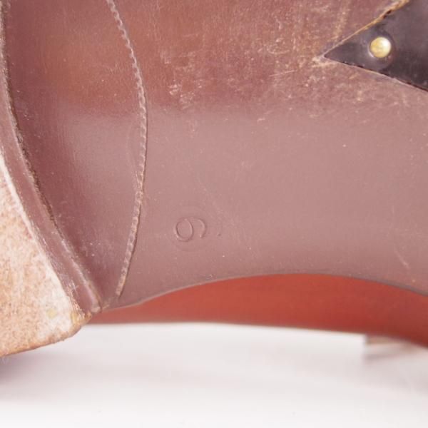 極上★(伊)シルヴァノ・ラッタンジ SIZE 6【貴重★シャドウステッチ仕様/BASSETT WALKER別注】Uチップ/カーフ/Silvano Lattanzi★e909