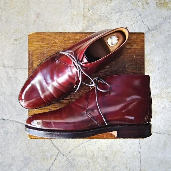 極上★クロケット&ジョーンズ 6E【★ロイドフットウェア別注/Lloyd Footwear】240ラスト/チャッカブーツ/赤茶/メンズ/Crockett&Jones★e917