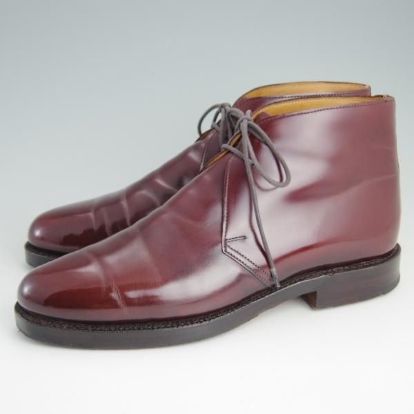 極上★クロケット&ジョーンズ 6E【★ロイドフットウェア別注/Lloyd Footwear】240ラスト/チャッカブーツ/赤茶/メンズ/Crockett&Jones★e917