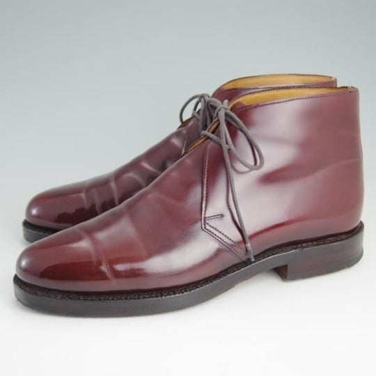 極上★クロケット&ジョーンズ 6E【★ロイドフットウェア別注/Lloyd Footwear】240ラスト/チャッカブーツ/赤茶/メンズ/Crockett&Jones★e917