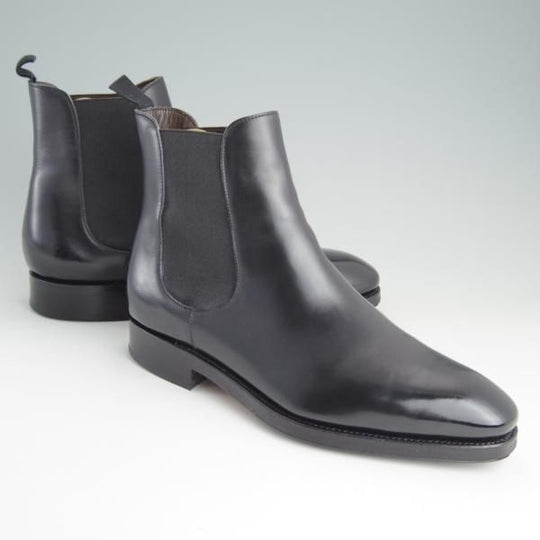 美品★(スペイン製)カルミナ SIZE 7【定価￥80,300-★サイドゴアブーツ/80216】RAINラスト/カーフ/黒/メンズ/CARMINA★e918