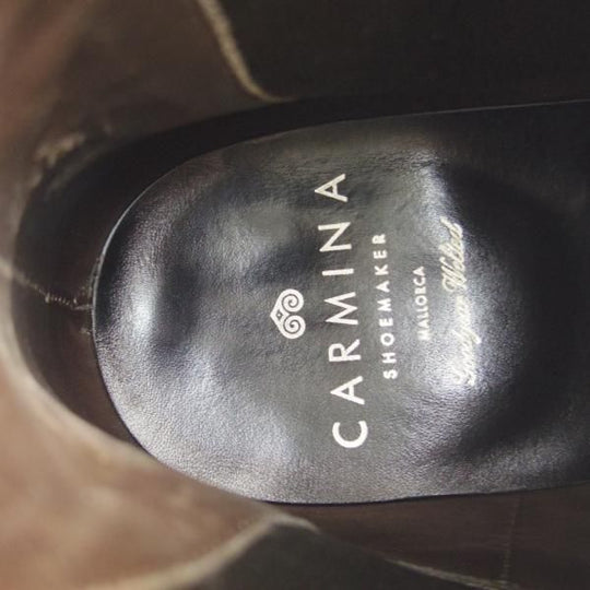 美品★(スペイン製)カルミナ SIZE 7【定価￥80,300-★サイドゴアブーツ/80216】RAINラスト/カーフ/黒/メンズ/CARMINA★e918