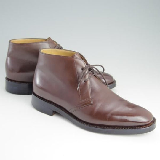 極上★ジョンロブ UK5.5程度【★チャッカブーツ/GIONO】ジオーノ/8896ラスト/カーフ/濃茶/メンズ/JOHN LOBB★e919