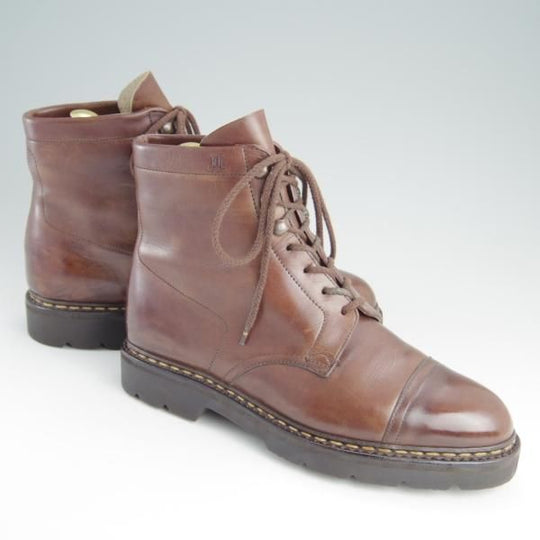 極上★ジョンロブ UK5.5【貴重★PARISロゴ時代の製品/コテージライン】BARROW/ブーツ/カーフ/茶/メンズ/旧ロゴ/JOHN LOBB★e920