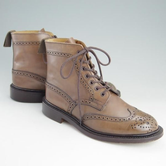 美品★トリッカーズ(レディース) SIZE 5【モデル定価￥88,000-★MALTON/モールトン】L2508/カントリーブーツ/茶/Tricker's★e923
