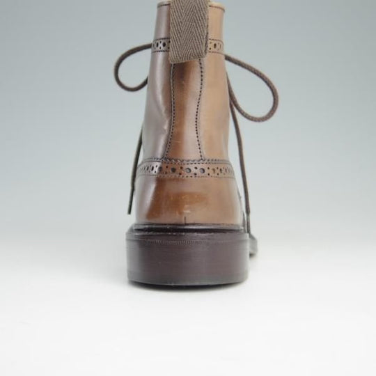 美品★トリッカーズ(レディース) SIZE 5【モデル定価￥88,000-★MALTON/モールトン】L2508/カントリーブーツ/茶/Tricker's★e923