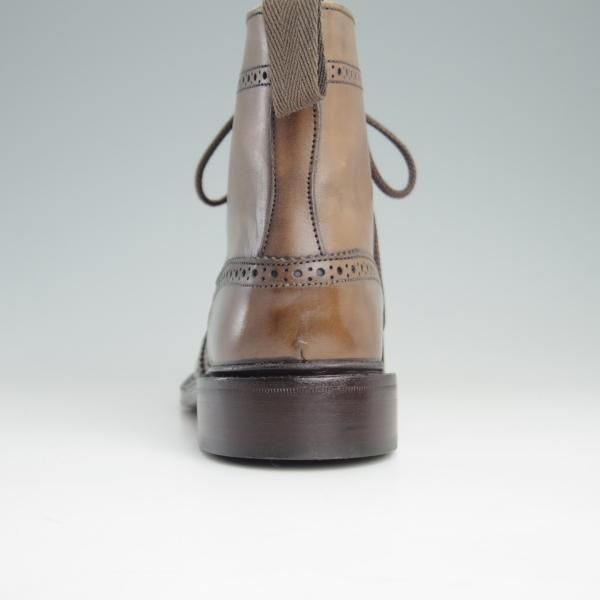 美品★トリッカーズ(レディース) SIZE 5【モデル定価￥88,000-★MALTON/モールトン】L2508/カントリーブーツ/茶/Tricker's★e923