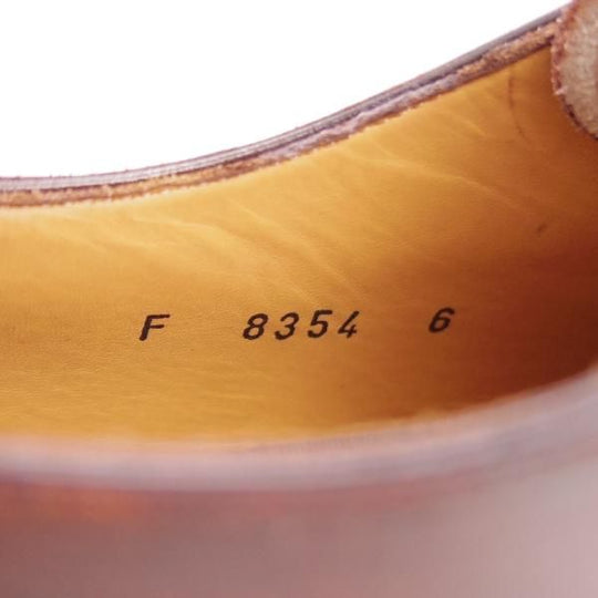 極美品★(伊)FABI/ファビ SIZE 6【定価8万円程度★伊勢丹メンズ取扱/ボロネーゼ製法】8354/オックスフォードシューズ/カーフ/赤茶★e925