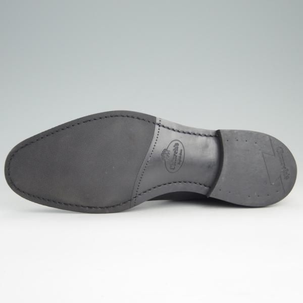 美品★チャーチ 70F/UK7【★サイドゴアブーツ/ELY】138ラスト/カーフ/黒/4都市ロゴ/メンズ/Church's★e928