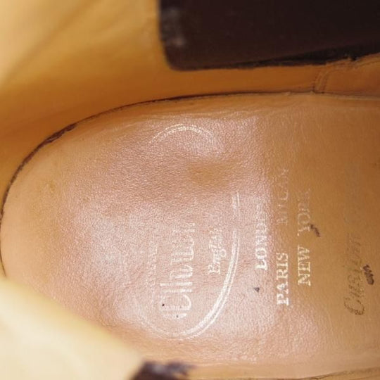 美品★チャーチ 70F/UK7【★サイドゴアブーツ/ELY】138ラスト/カーフ/黒/4都市ロゴ/メンズ/Church's★e928