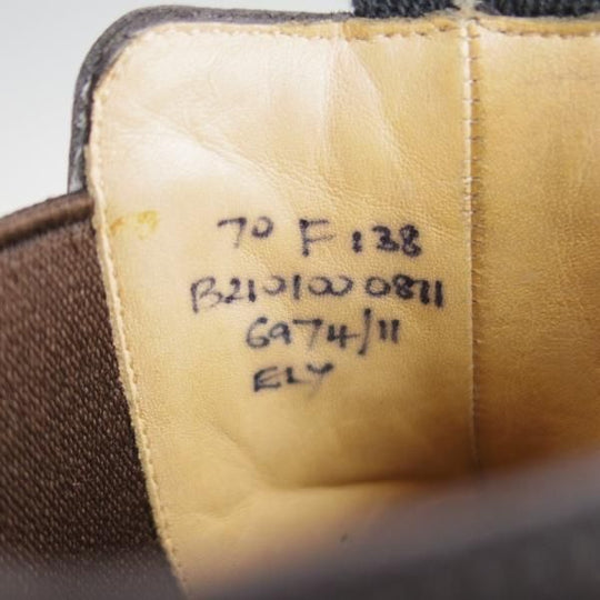 美品★チャーチ 70F/UK7【★サイドゴアブーツ/ELY】138ラスト/カーフ/黒/4都市ロゴ/メンズ/Church's★e928