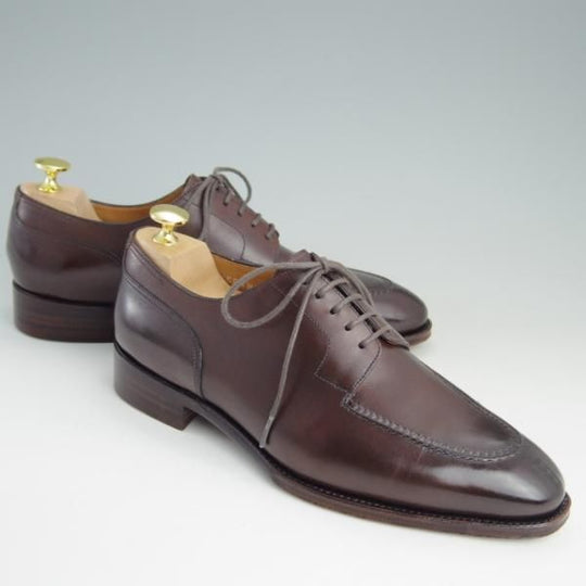 極美品★Perfetto/ペルフェット SIZE 6.5【定価￥56,100-★EG/ドーバー似寄モデル/スキンステッチ仕様】OCEANUS/Uチップ/カーフ★e930