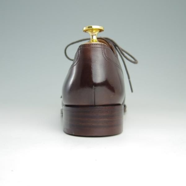 極美品★Perfetto/ペルフェット SIZE 6.5【定価￥56,100-★EG/ドーバー似寄モデル/スキンステッチ仕様】OCEANUS/Uチップ/カーフ★e930