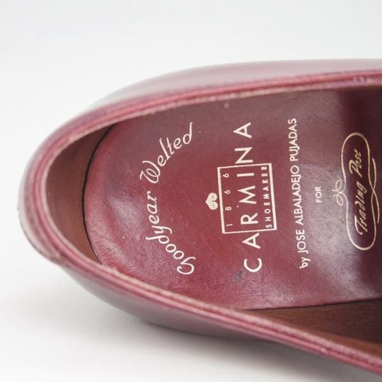 美品★(スペイン製)カルミナ SIZE 6【トレーディングポスト別注★Trading Post/ストレートチップ】80134/ALCUDIAラスト/CARMINA★e931