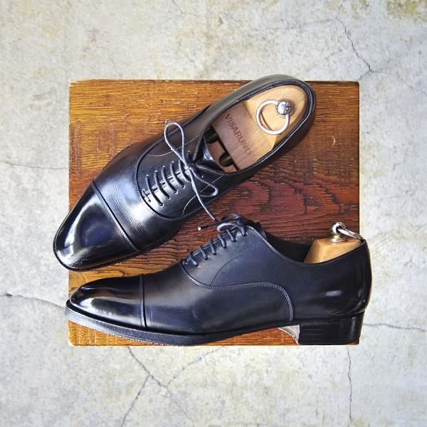 極上★Oriental製/オリエンタル SIZE 5【上級★ベベルドグッドイヤー/BEAMS F別注】BE-6101/ストレートチップ/カーフ/黒/メンズ★e932