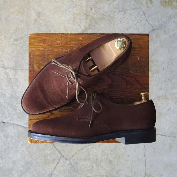 極上☆ジョンロブ 5E【貴重☆8695ラスト/PERRIER/ペリエ】プレーントゥ