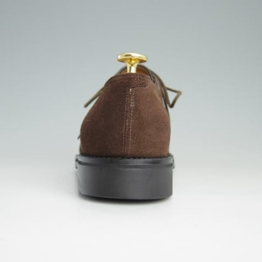 極上★ジョンロブ 5E【貴重★8695ラスト/PERRIER/ペリエ】プレーントゥ/Vフロント/スエード/濃茶/メンズ/JOHN LOBB★e933