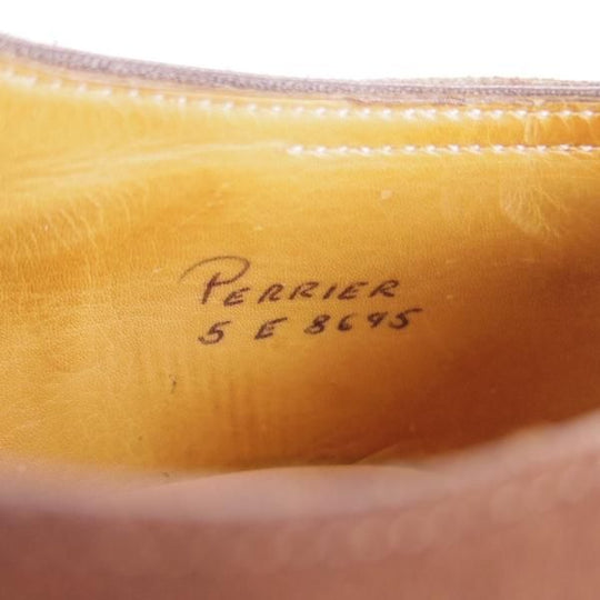 極上★ジョンロブ 5E【貴重★8695ラスト/PERRIER/ペリエ】プレーントゥ/Vフロント/スエード/濃茶/メンズ/JOHN LOBB★e933