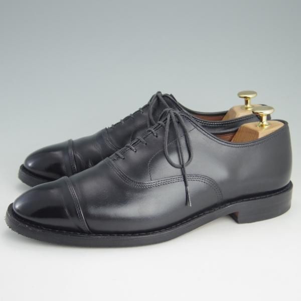 極上★(米)アレンエドモンズ 7.5D【定価￥75,900-★パークアベニュー/Park Avenue】ストレートチップ/カーフ/黒/ALLEN EDMONDS★e935