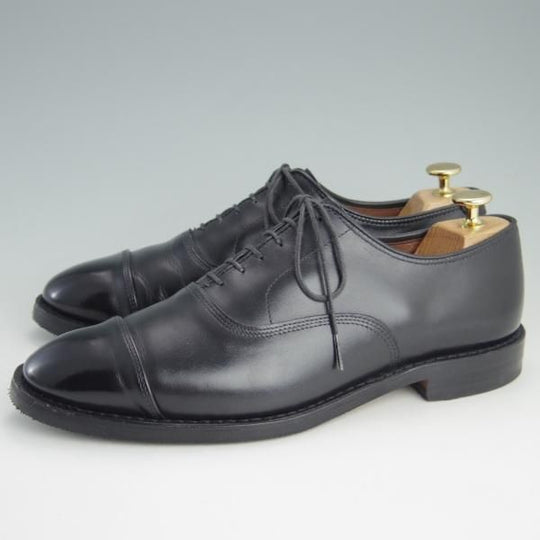 極上★(米)アレンエドモンズ 7.5D【定価￥75,900-★パークアベニュー/Park Avenue】ストレートチップ/カーフ/黒/ALLEN EDMONDS★e935