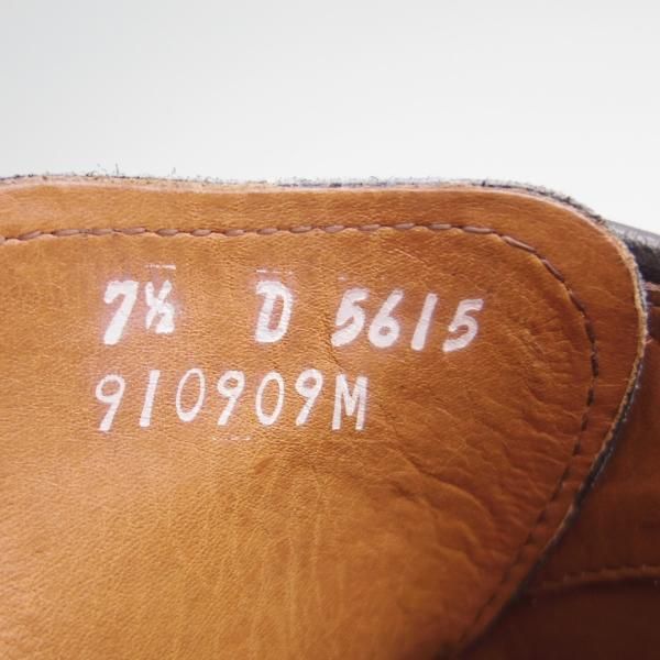 極上★(米)アレンエドモンズ 7.5D【定価￥75,900-★パークアベニュー/Park Avenue】ストレートチップ/カーフ/黒/ALLEN EDMONDS★e935
