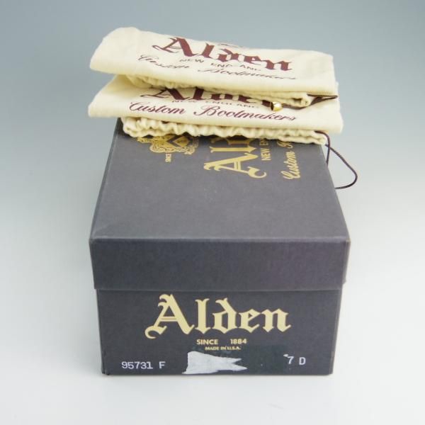 新品★オールデン 7D【★トゥモローランド別注/ストレートチップ】95731F/スエード/薄茶/TOMORROWLAND/Alden★e941
