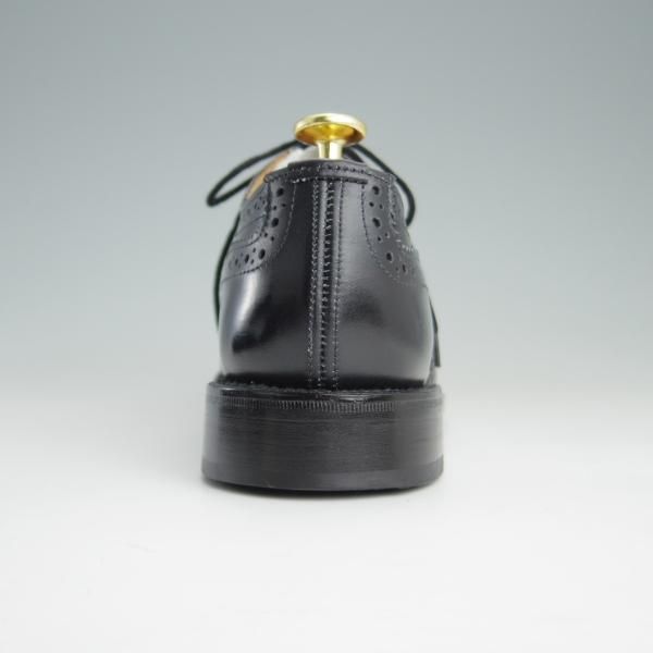 極美品★トリッカーズ(レディース) SIZE 5【★カントリーシューズ/L7290】フルブローグ/カーフ/黒×白/短靴/Tricker's★e944