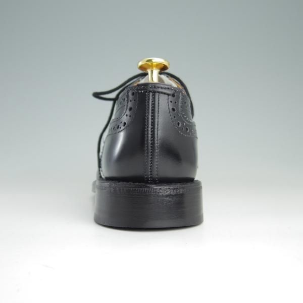 極美品★トリッカーズ(レディース) SIZE 5【★カントリーシューズ/L7290】フルブローグ/カーフ/黒×白/短靴/Tricker's★e944