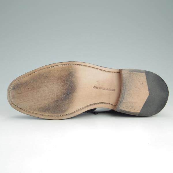 極美品★トリッカーズ(レディース) SIZE 5【★カントリーシューズ/L7290】フルブローグ/カーフ/黒×白/短靴/Tricker's★e944